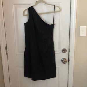 Black one shoulder dress. Good condition